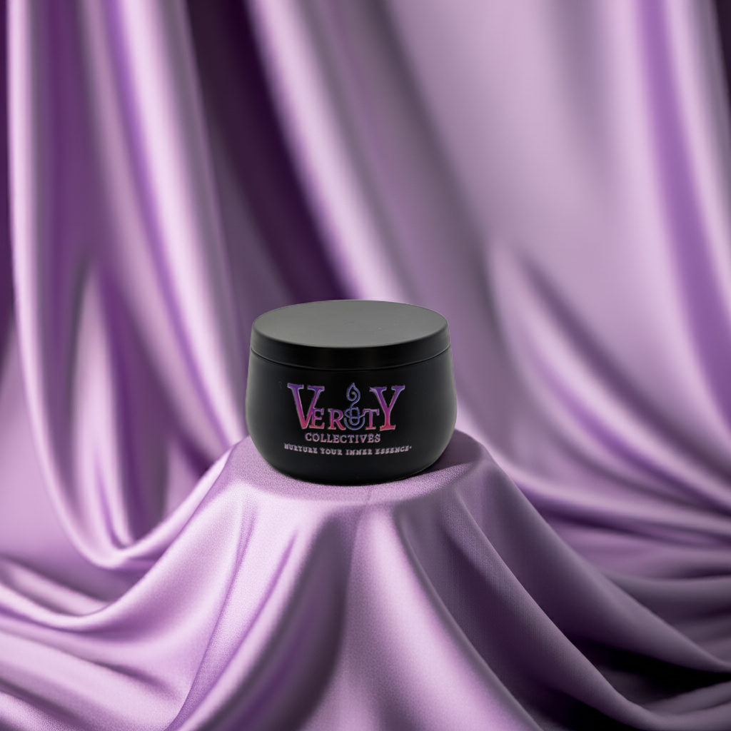 Luxury Black Curved Tin Soy Candle