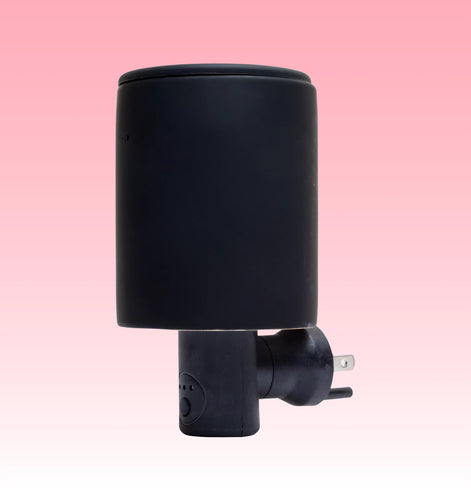 Black iridescent wall plug in wax warmer electric outlet wax melt warmer with timer