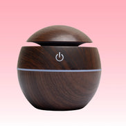 Dark wood grain essential oil diffuser ultrasonic aroma diffuser and home humidifier