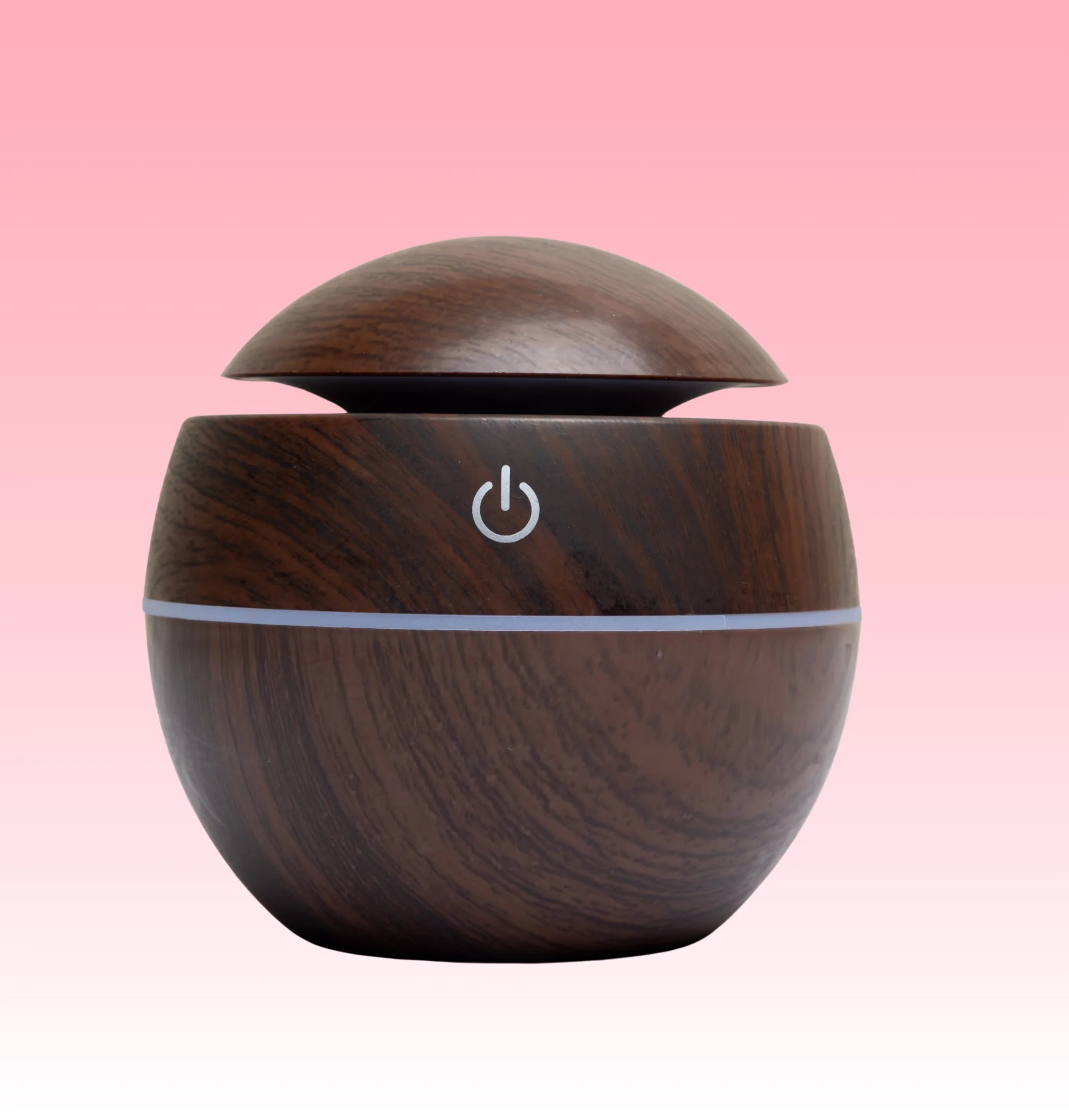 Dark wood grain essential oil diffuser ultrasonic aroma diffuser and home humidifier