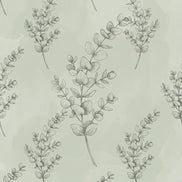 Sage Green Eucalyptus Botanical Wall Art Print for Calm Spaces