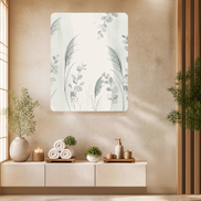 Grass & Eucalyptus Scene Print for Calm Spaces