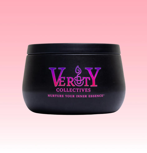 Mini travel scented candle tin for home fragrance
