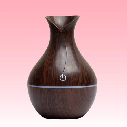 Wood Electric Aroma Oil Diffuser & Cool Mist Ultrasonic Humidifier for Home, Office & Bathroom