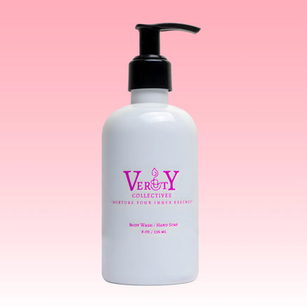 Natural Fragrance Body Wash & Liquid Hand Soap | Gentle Organic Cleanser for Dry & Sensitive Skin