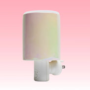 Pink iridescent wall plug in wax warmer with timer electric outlet wax melt warmer