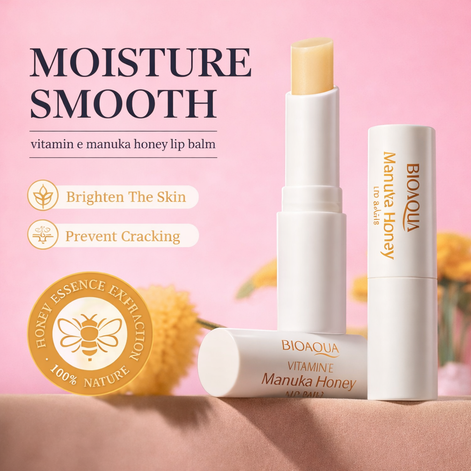 Vitamin E Manuka Honey Lip Balm - Deep Hydration Repair for Dry & Chapped Lips - Verity Collectives