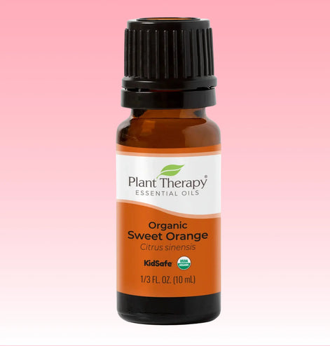 Sweet orange organic essential oil for diffuser uplifting citrus aromatherapy
