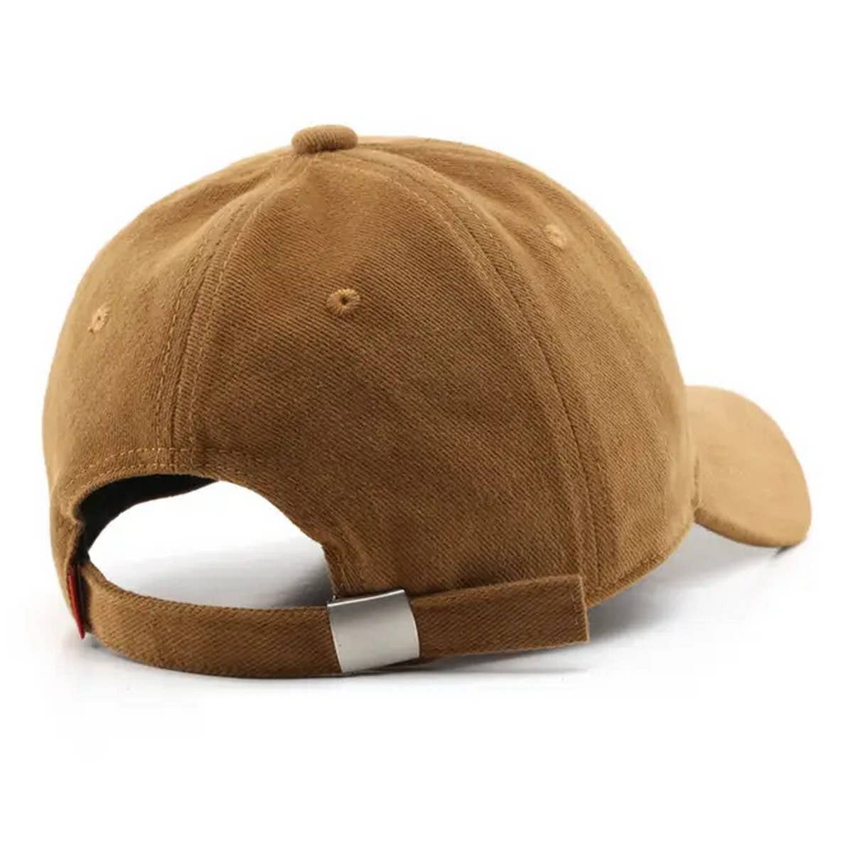 Brown baseball cap on a white background