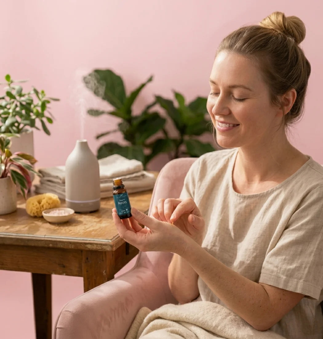 USDA organic essential oils for diffuser and aromatherapy use
