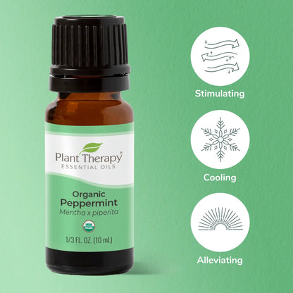 oil against green background with pictures showing benefits of oil