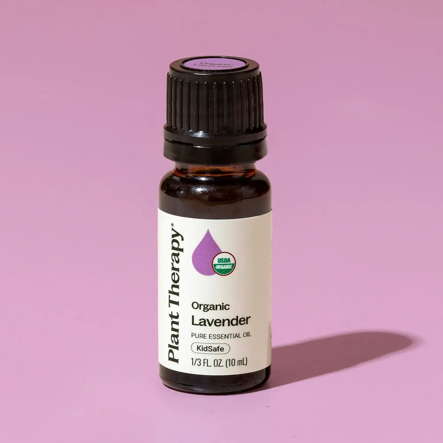 lavender oil against lavender background